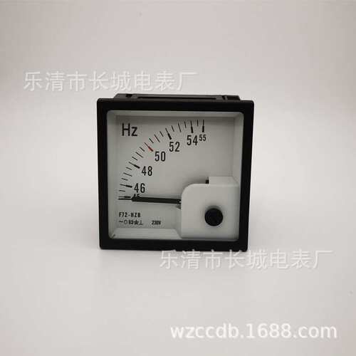 长城电表厂 F72-HZB 45-55HZ 230V 交流频率表 外形72X72