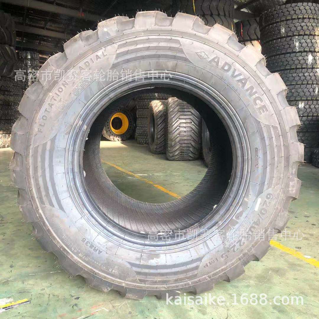 供应捆草机轮胎620/40R22.5  IMP农用悬浮拖拉机钢丝轮胎可配钢圈