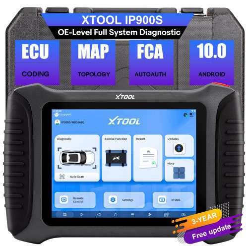 XTOOL IP900/IP900S全系统诊断38+特殊功能CANFD&DOIP海外版英文