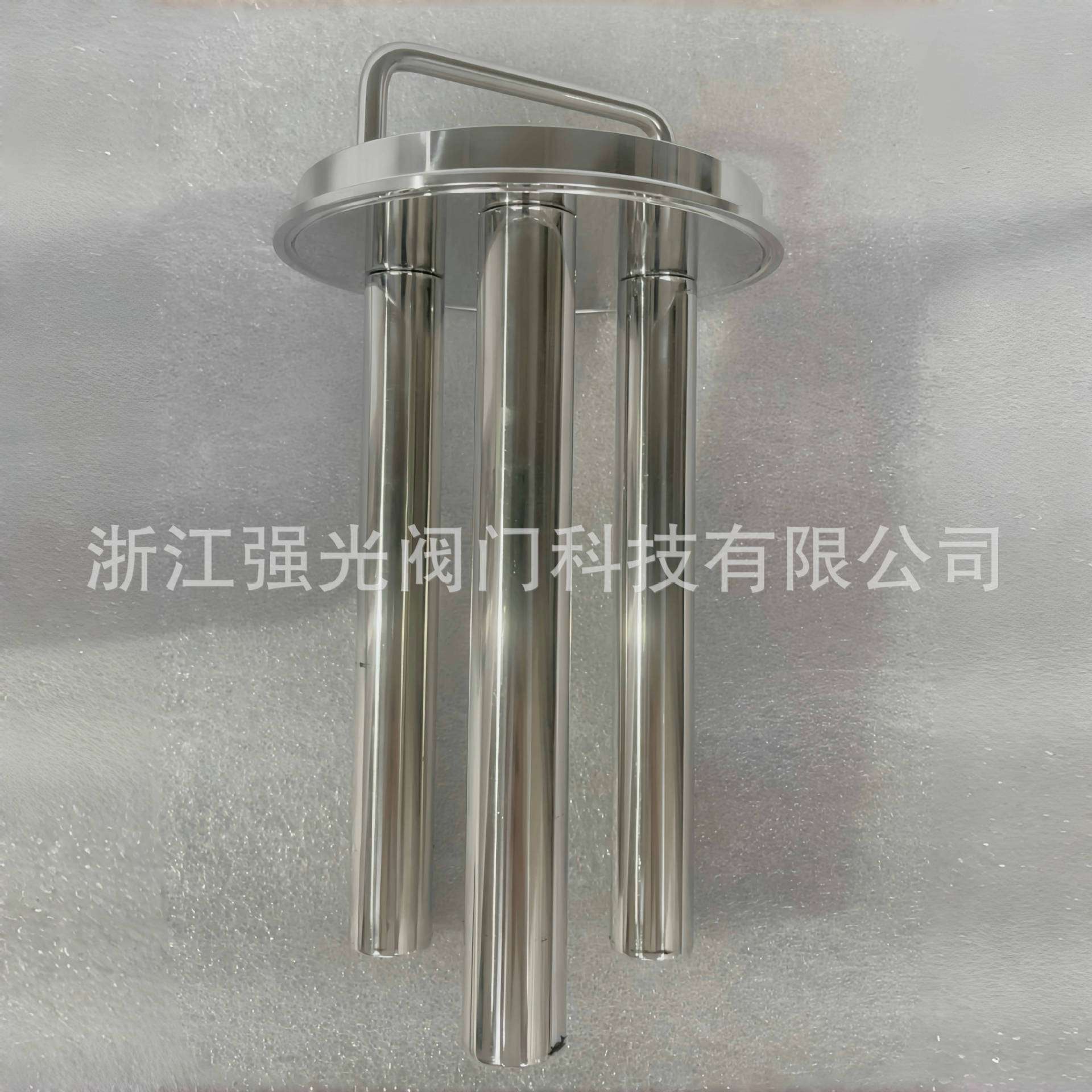 316L洁净型快装卡箍法兰食品级不锈钢管道磁棒磁铁除铁磁性过滤器