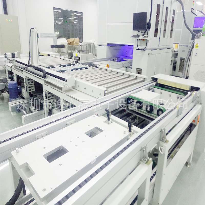 长安镇智能工具柜组装线设计左右平面横移循环导轨铝型材托辊式