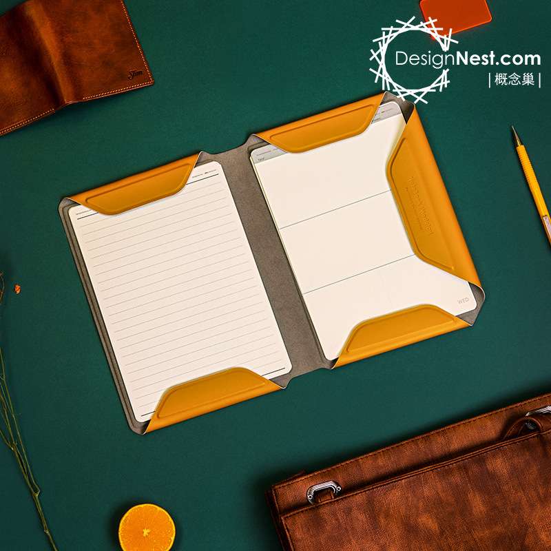 阿乐乐可NoteBook Folder化文件收纳笔记本 创意商务会议磁力本