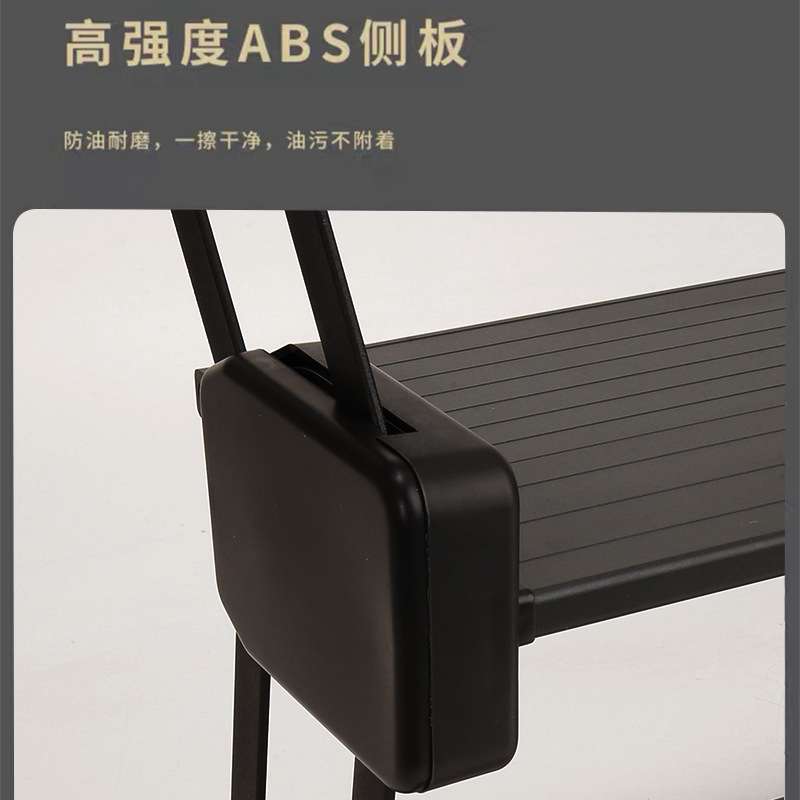 莱利leiry厨房置物架吊柜折叠下拉备菜架调料架收纳拉篮挂架双层