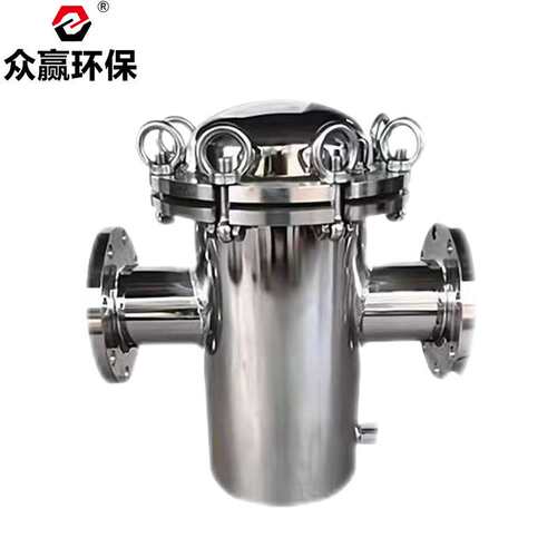 众赢环保篮式过滤器 304不锈钢提篮除污器毛发收集器