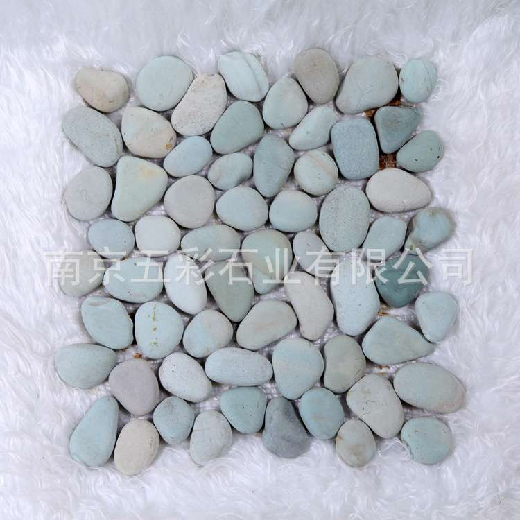 鹅卵石马赛克 铺地贴墙