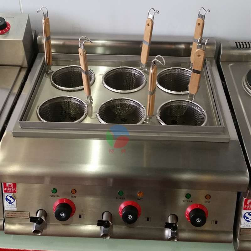 佳斯特六头台式电热煮面炉TM-6商用煮烫粉面机不锈钢麻辣烫设备