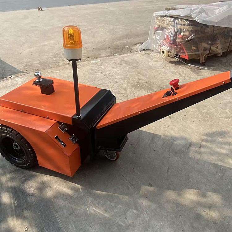 聚拓供应大吨位步行式电动牵引车 机场仓库货物搬运车 四轮拖车