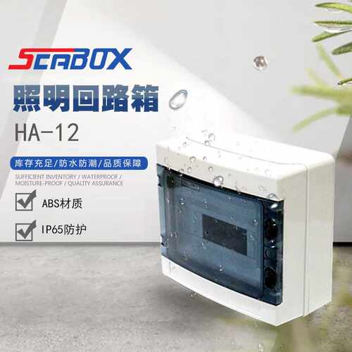 防水照明配电箱 HA12回路 户外低压 IP65 光伏汇流回路箱