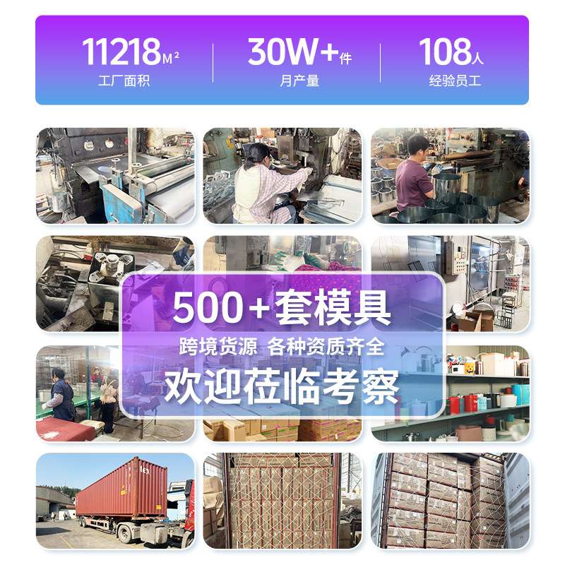 跨境三件套厨房收纳盒子带竹盖金属密封储存罐大容量土豆洋葱铁盒