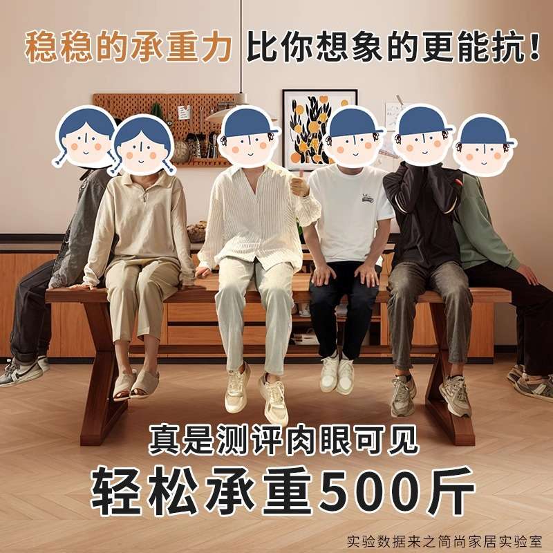 客厅大长书桌阅读学习桌餐桌一体去客厅化桌子大板餐桌椅工作台子