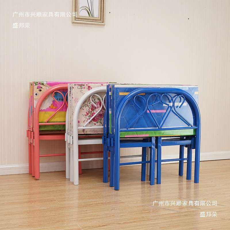 儿童床宝宝小孩公主床婴儿床加宽护栏折叠床单人母子简易拼接床