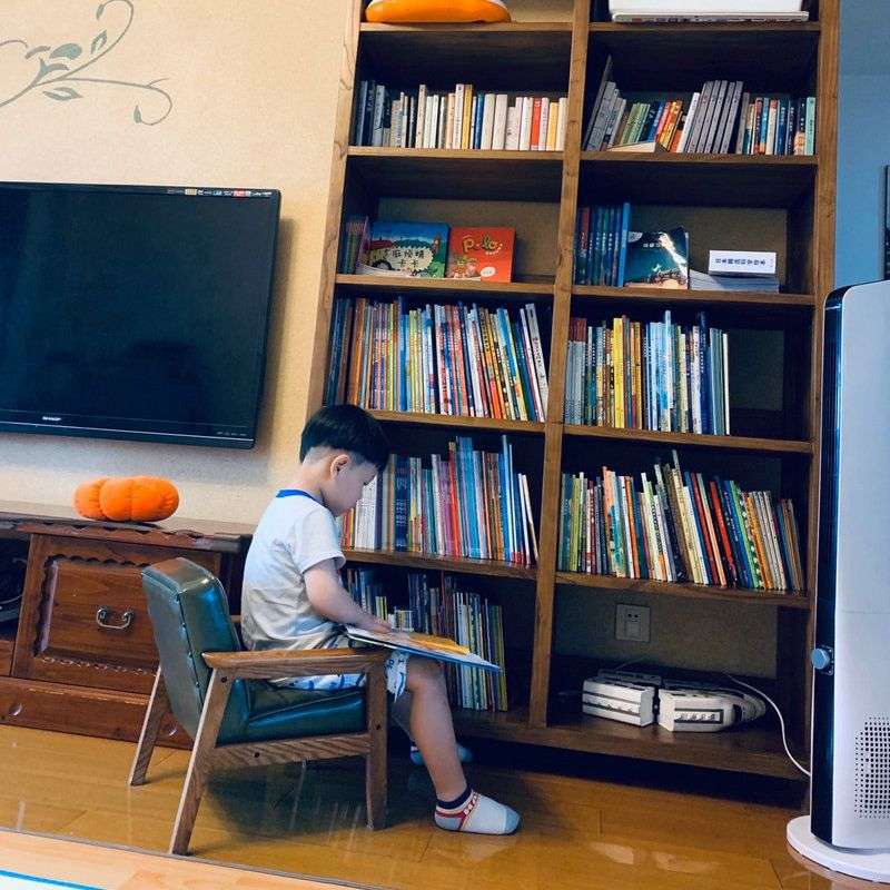 全实木书架整墙老榆木组合书柜展示柜可移动简约落地多层架