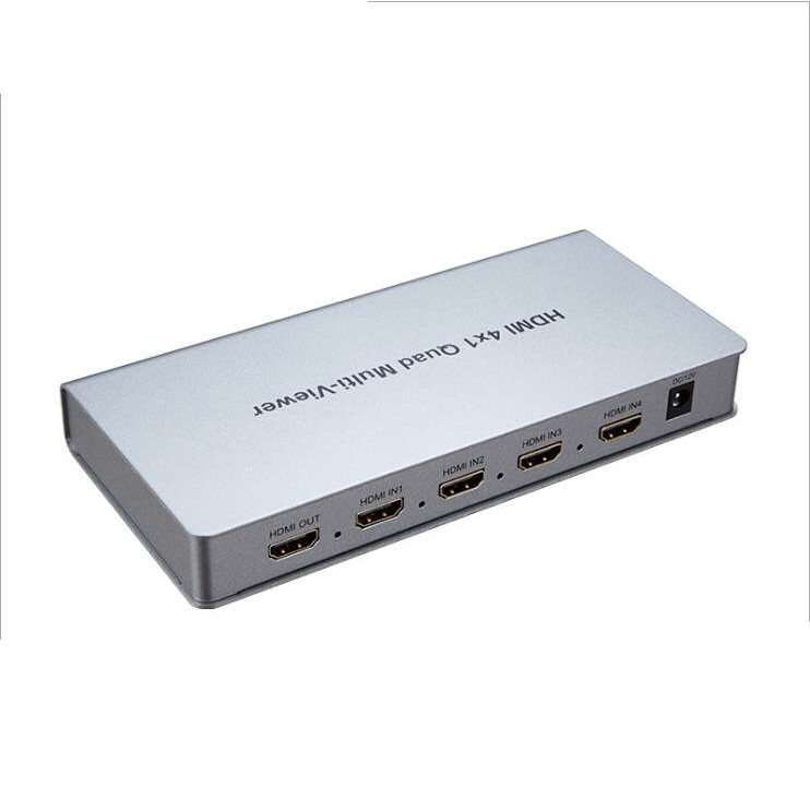 hdmi超高清4进1出画面分割器 DNF四画面分割器 HDMI四画面合成器