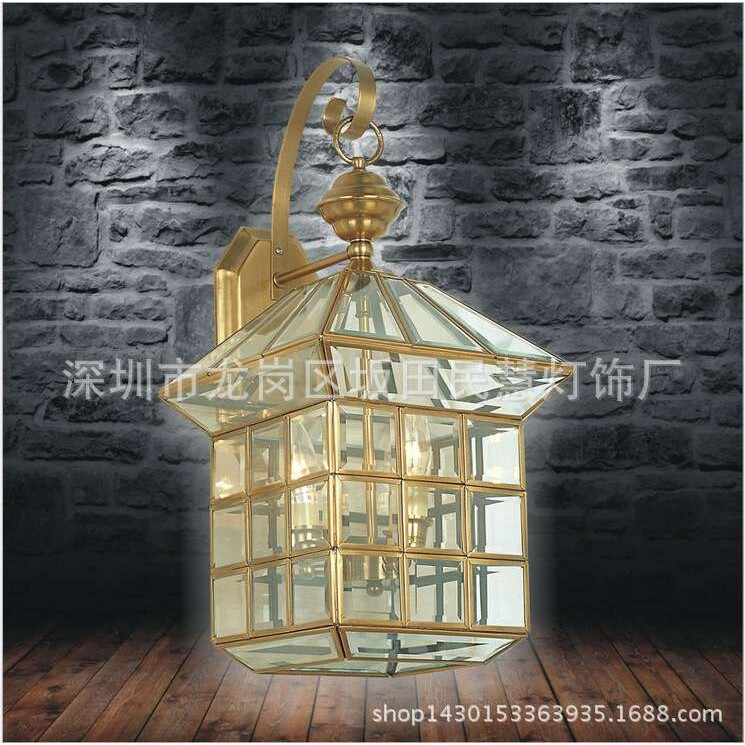 ▍全铜打造▍欧式全铜手工焊锡灯/工艺壁灯/欧式壁灯/全铜壁灯