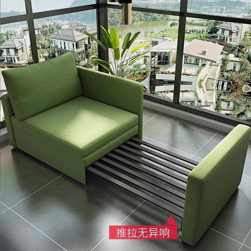 单人沙发床两用多功能书房折叠床办公室午休懒人隐形床轻奢沙发椅
