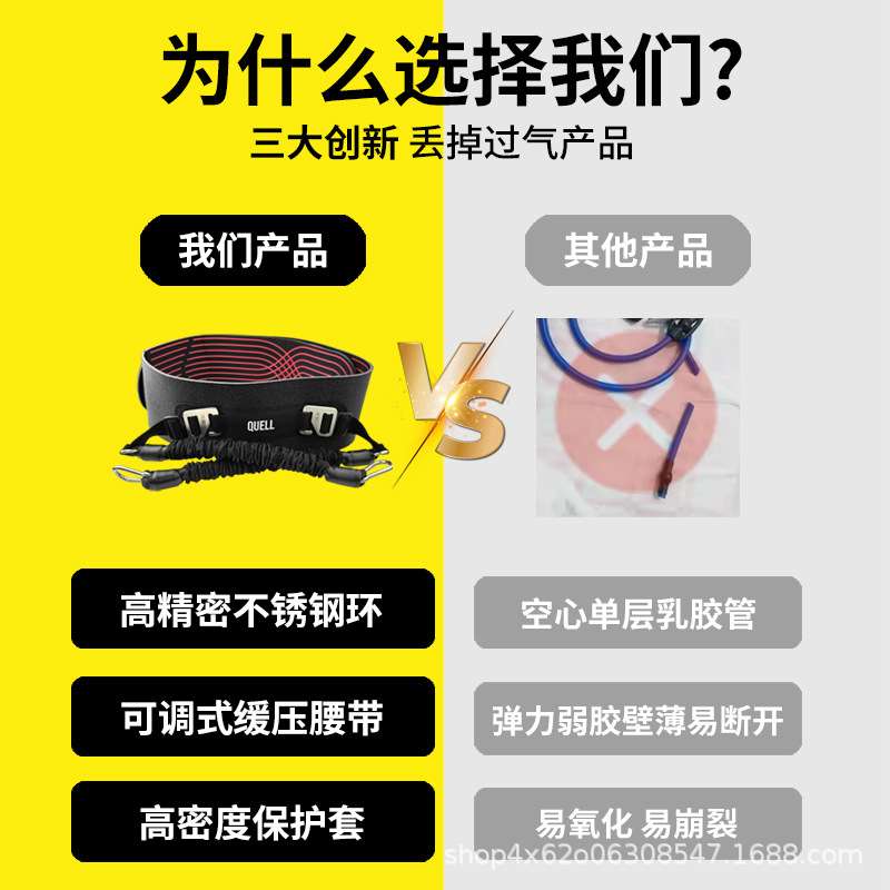 专业拳击拉力绳训练器健身搏击爆发手部力量训练弹力带阻力带套装