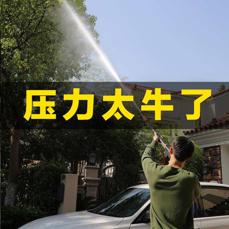 绿田大功率洗车机家用220V冲洗车全自动清洗机水压水泵