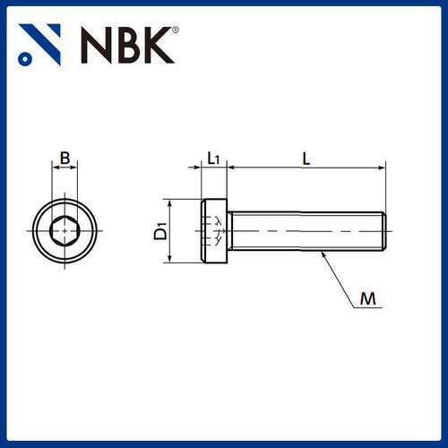 NBK SPA-LC 高强度省空间内六角RENY树脂塑料短头螺栓 机械零配件