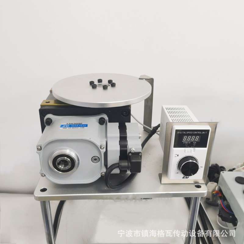 格瓦无刷减速电机带刹车凸轮分割器直连直角轴双曲面齿轮减速电机