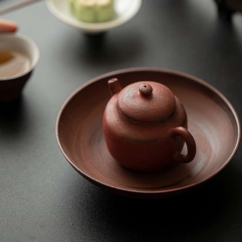 粉引陶瓷茶壶泡茶器家用高档中式小泡茶壶仿古小品壶瓷壶