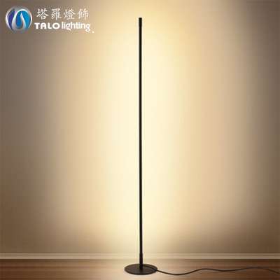 北欧现代极简LED线条落地灯创意LED客厅卧室床头北欧氛围落地台灯