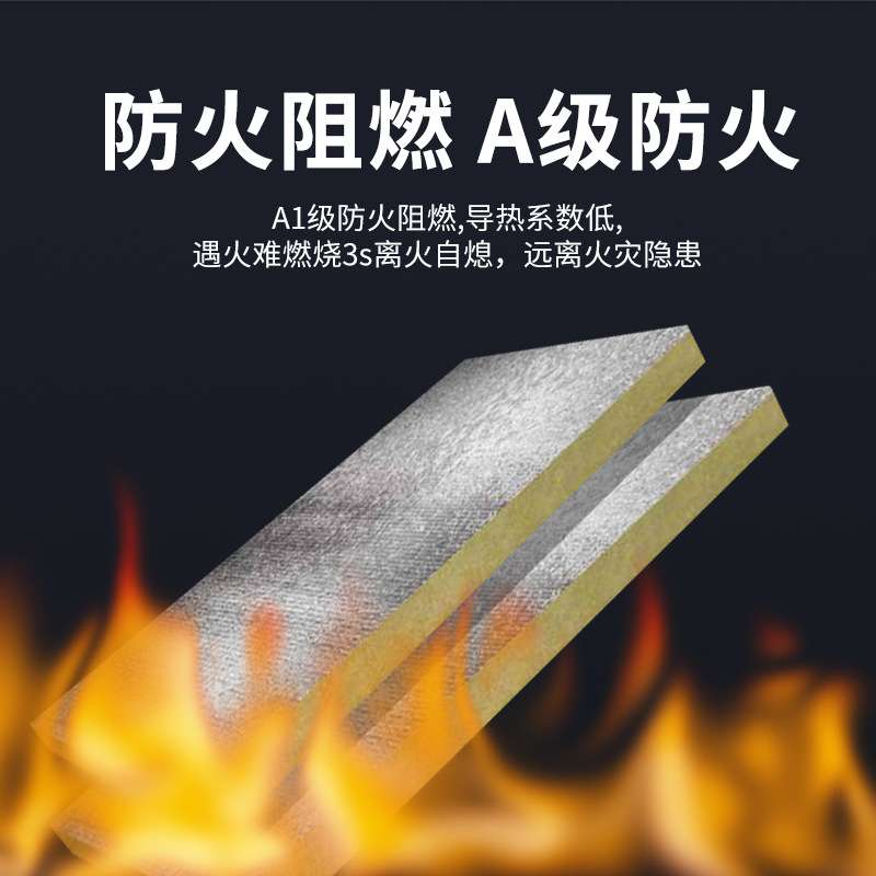 厂家直销 建材建筑隔热棉保温棉隔音棉阻燃防火板铝箔岩棉板图片
