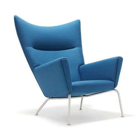 Hans Wegner Wing Chair简欧单懒人沙发休闲椅洽谈椅书房卧室阳台