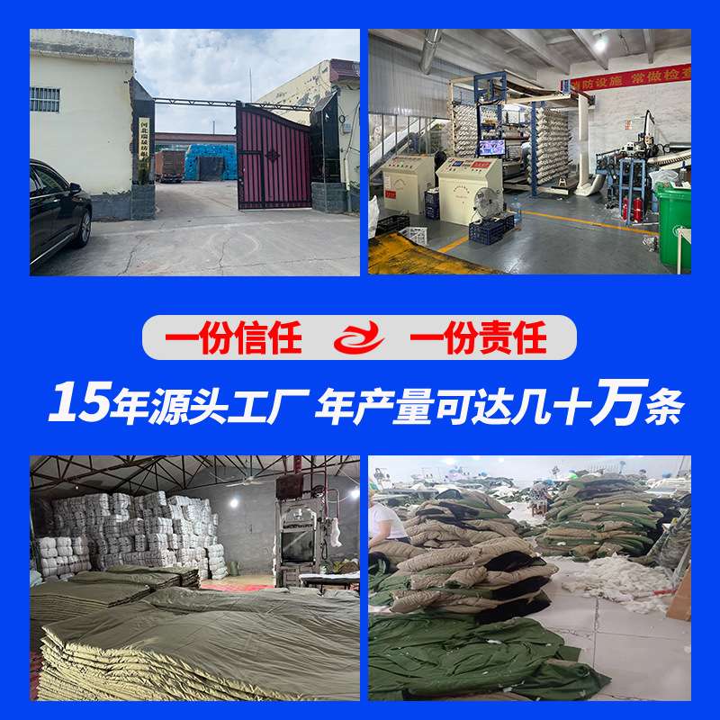 冬季纯棉应急救灾棉被学生床品被褥劳保盖被应急垫被8斤棉花被