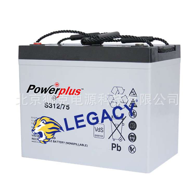 德国POWERPLUS蓄电池 S312-160F 12V160AH狭长型 前置端子 通讯用