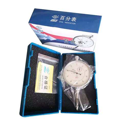 LINKS/哈量百分表头 6钻防zhen指针式百分表0-10mm0.01mm