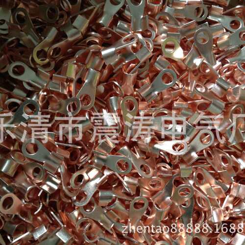 厂家直销OT 开口鼻 铜鼻子 接线端子 冷压端子 3A－50 紫铜