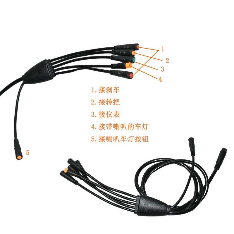 自行车改电动助力车用SW900仪表配48V45A控制器1500w电机防水