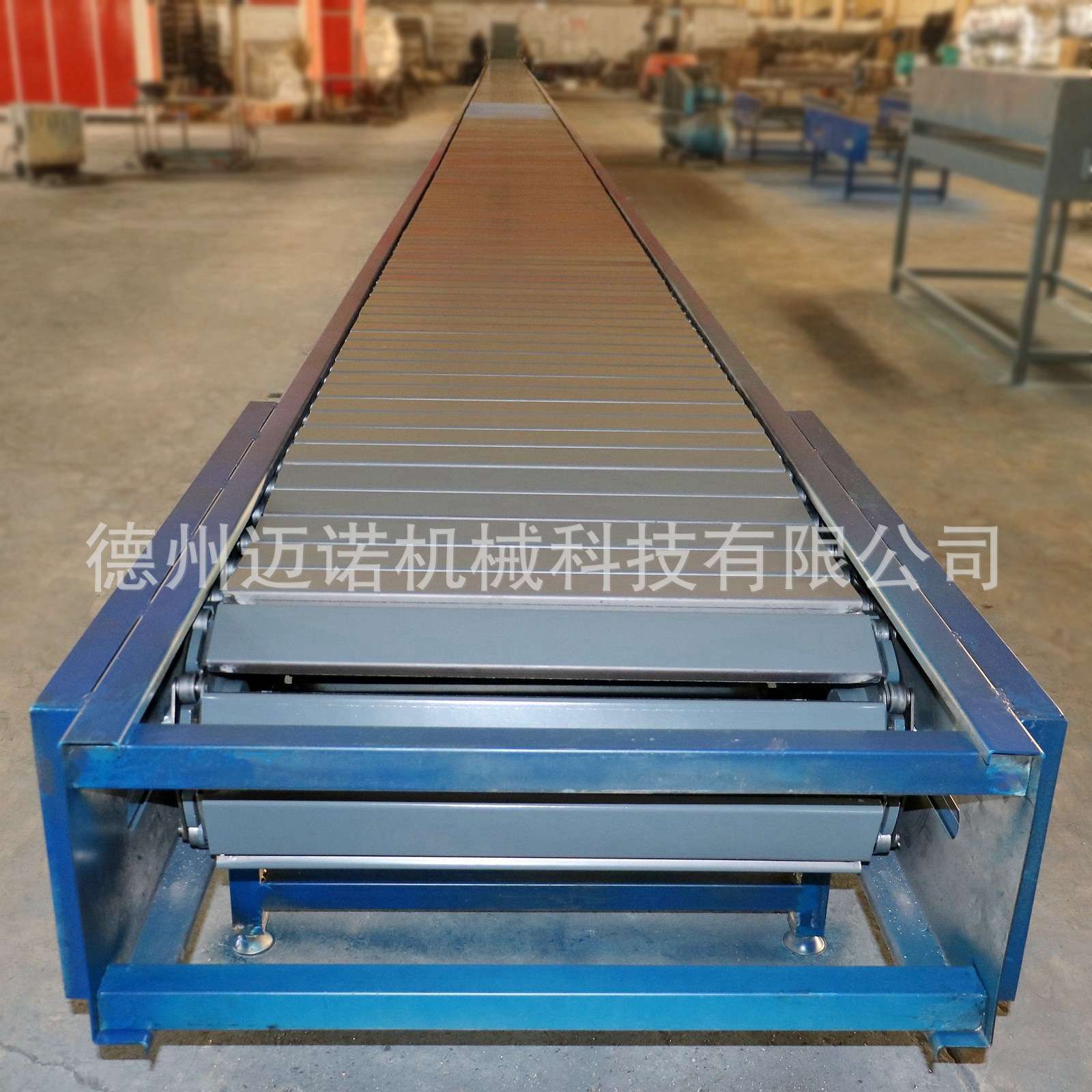 建材装配板链流水线 家居家具涂装链板线 40米重型链板输送机厂家