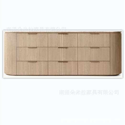 RH美式实木高端豪华别墅卧室斗柜抽屉柜梳妆台储物柜收纳柜