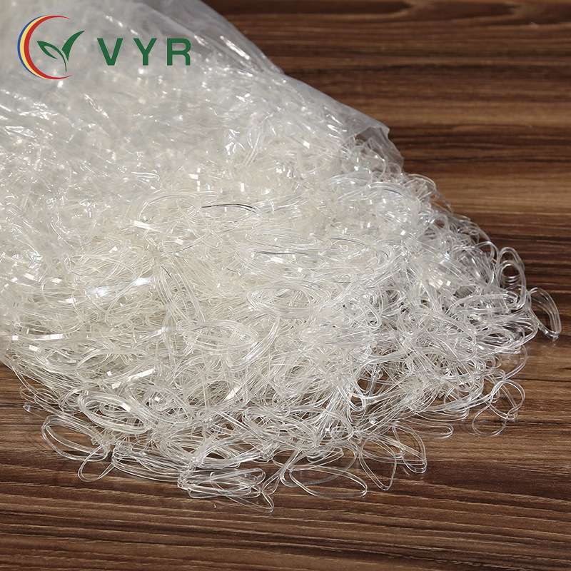 4024TPU透明儿童扎头发橡皮筋不伤发橡皮圈耐高温抗老化高弹力