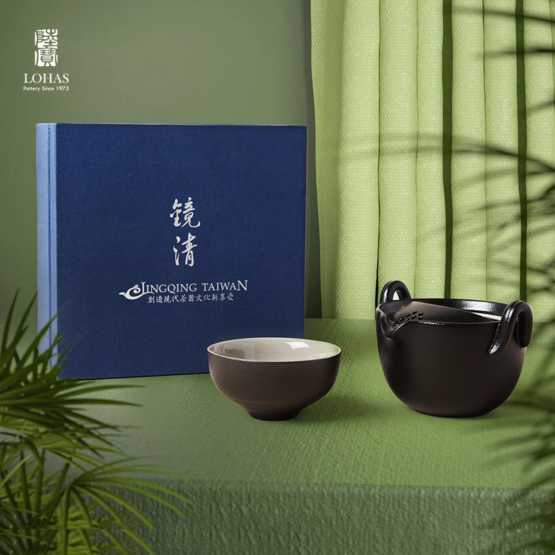 陆宝陶瓷茶具镜清系列陶然随手泡一壶一杯单人小套办公室快客杯,餐饮具,飘逸杯,淘宝优惠券,粉丝福利购,淘宝优惠卷