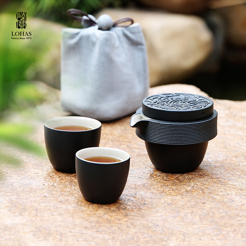 陆宝陶瓷快客杯一壶两杯莺歌评鉴