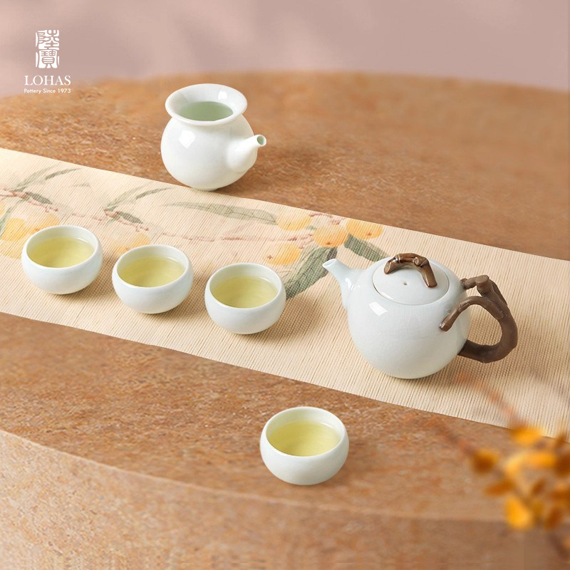 【台湾陆宝】茶器节趣茶组家用客厅泡茶会客简约轻奢功夫茶具套装