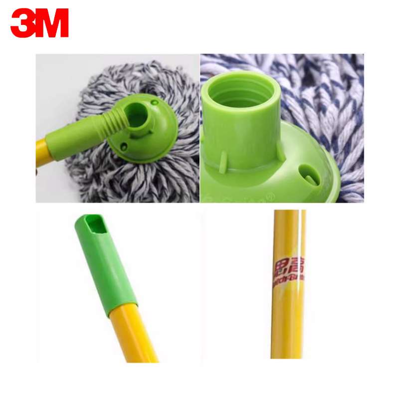 3M思高棉线一拖净拖把R3吸水家用送替换装墩布老式自拧水棉线拖把