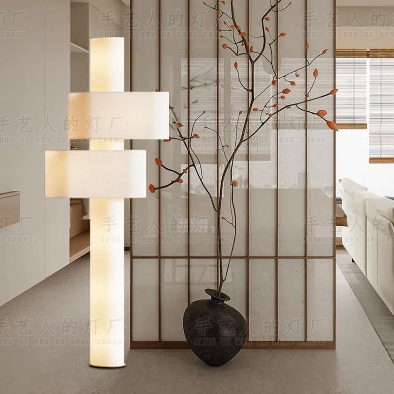 日式设计师创意简约禅意客厅沙发角落卧室民宿餐厅会展装饰落地灯