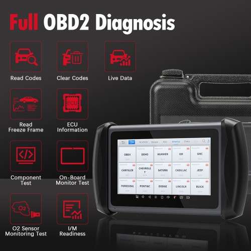 XTOOL InPlus IP616 OBD2 汽车诊断工具和钥匙编程器 英文海外版