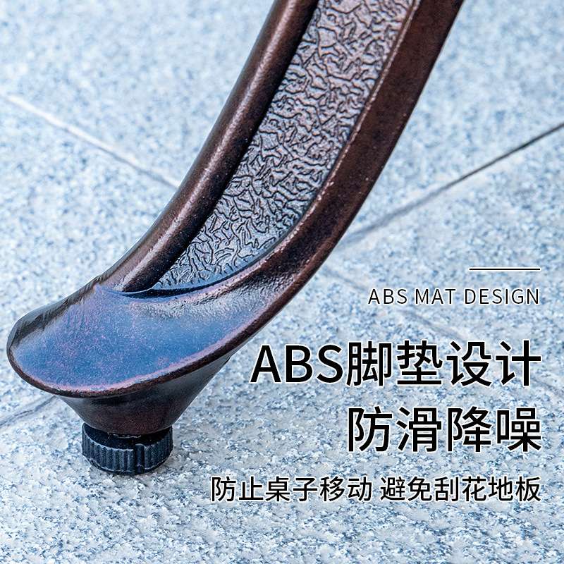 户外庭院桌椅花园桌子阳台露台铸铝材质防水防晒别墅休闲瓷砖桌椅