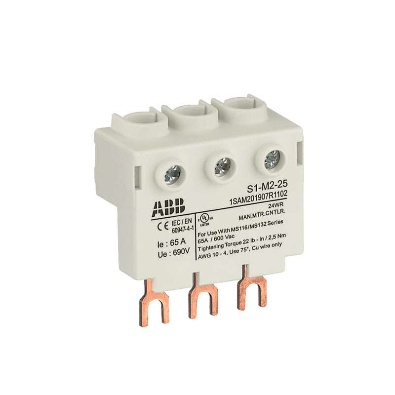 ABB电动机保护用断路器接线端子 (63A, 690V) S1-M1-25 ;1010829