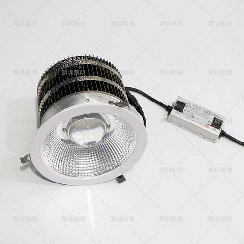 无风扇方案LED筒灯100W 120W 150W 200W 嵌入式10寸/14寸筒灯射灯