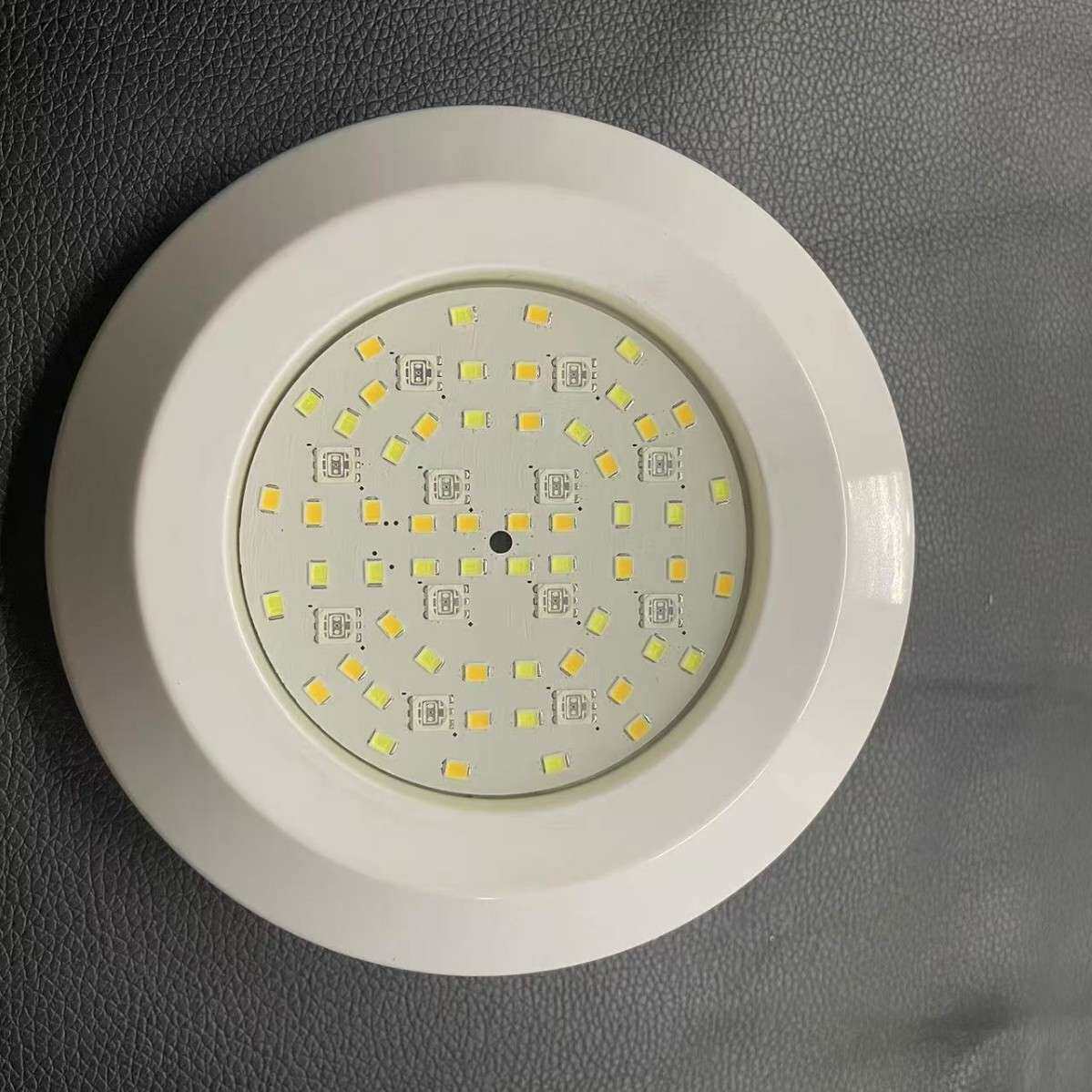 跨境树脂填充LED超薄水底灯七彩水下侧壁灯PC水池灯泳池灯鱼缸灯