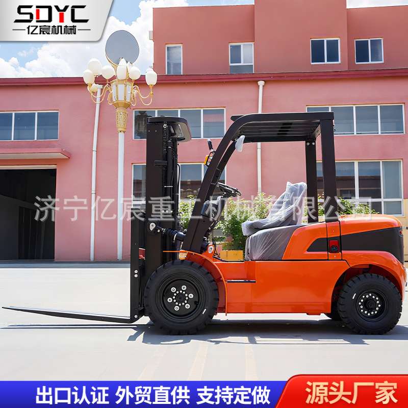 跨境柴油叉车2吨3吨5吨柴油叉车柴油四轮后转向工程装卸搬运叉车