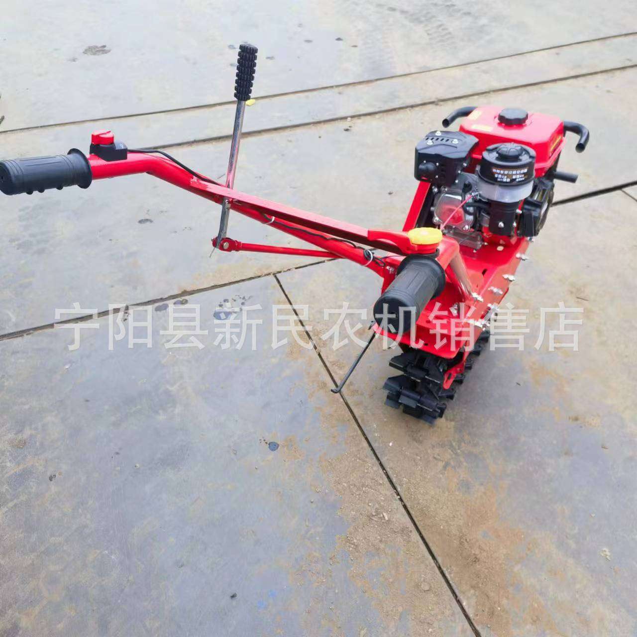 170汽油链轨耘耕机173/180柴油机履带式微耕机带翻转犁耘锄开沟犁
