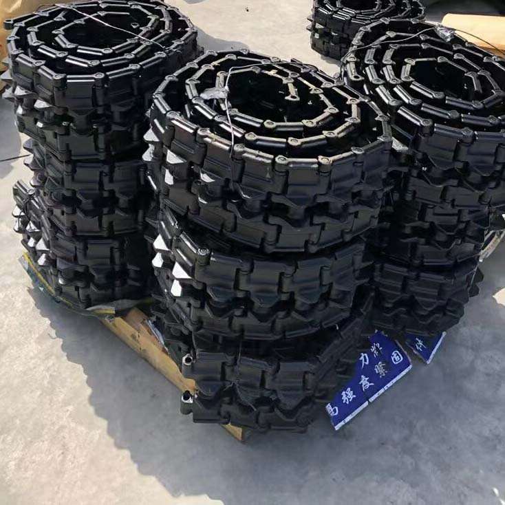 厂家橡胶履带底盘工程履带配件 供应工程橡胶履带底盘多种型号