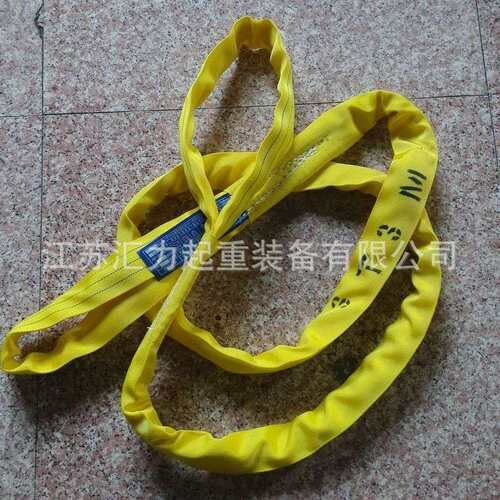 厂家直供 柔性吊带3t2m 聚酯纤维圆带6m3t 双眼吊装带起重吊带