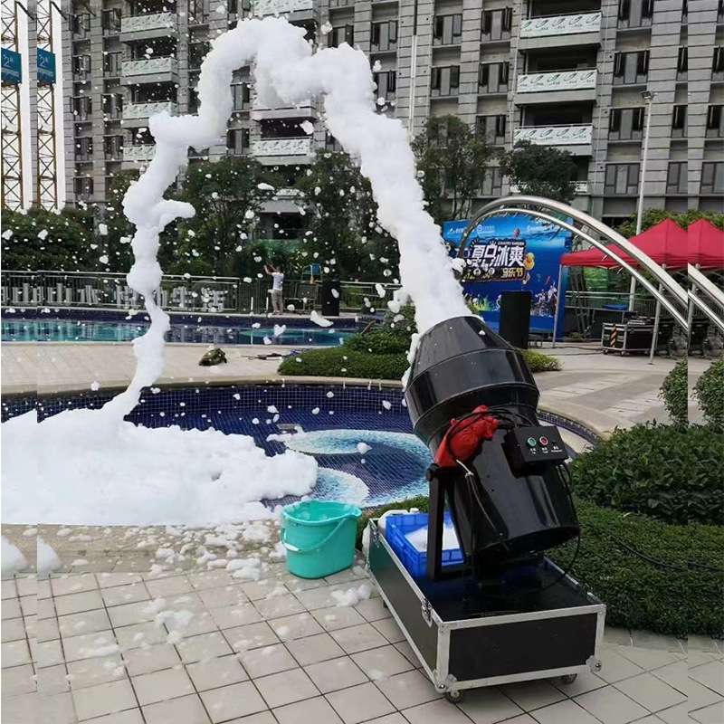 大功率3000w立式泡沫机户外活动摇头泡沫机带航空箱舞台设备